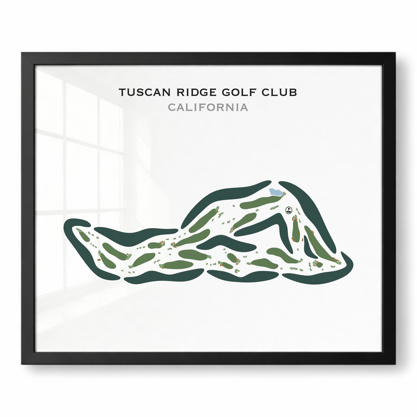 Tuscan Ridge Golf Club, California - Printed Golf Courses