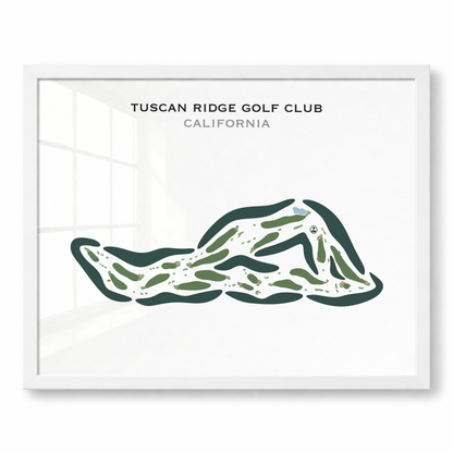 Tuscan Ridge Golf Club, California - Printed Golf Courses