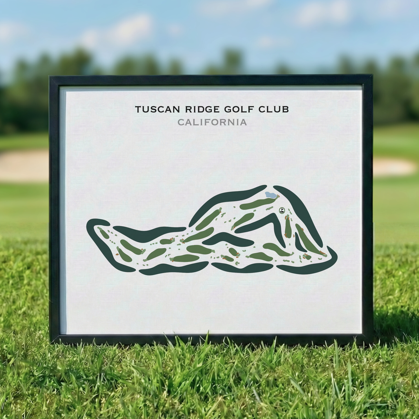 Tuscan Ridge Golf Club, California - Printed Golf Courses