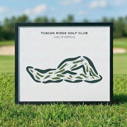 Tuscan Ridge Golf Club, California - Printed Golf Courses