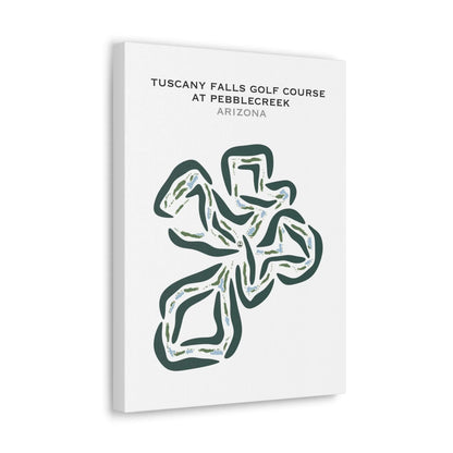 Tuscany Falls Golf Course at PebbleCreek, Arizona - Printed Golf Courses