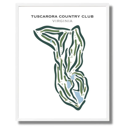 Tuscarora Country Club, Virginia - Printed Golf Courses