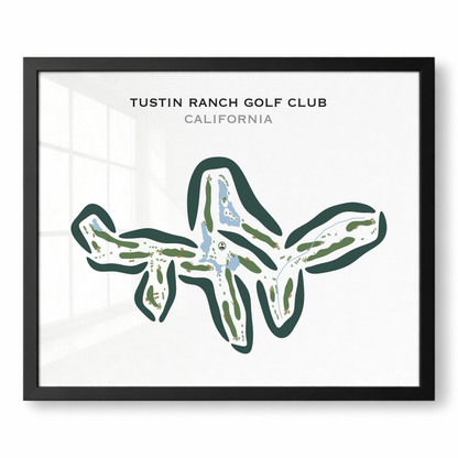Tustin Ranch Golf Club, California - Printed Golf Courses