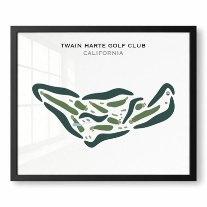 Twain Harte Golf Club, California - Printed Golf Courses
