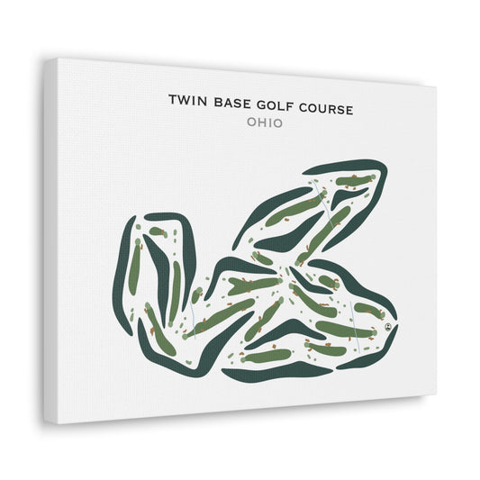 Twin Base Golf Course, Ohio - Printed Golf Courses