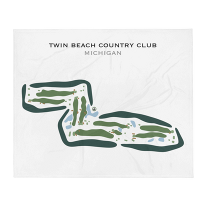Twin Beach Country Club, Michigan - Printed Golf Courses