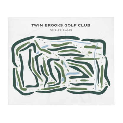 Twin Brooks Golf Club, Michigan - Printed Golf Courses