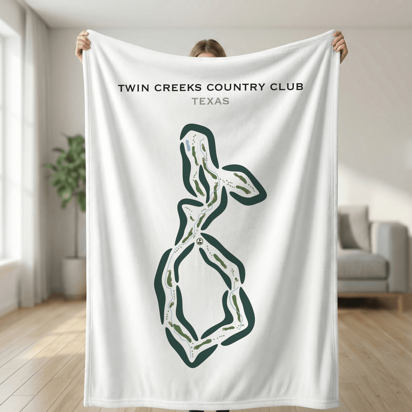 Twin Creeks Country Club, Texas - Printed Golf Course