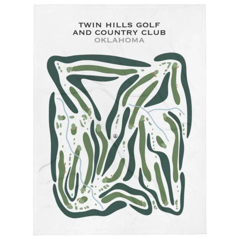 Twin Hills Golf & County Club, Oklahoma - Printed Golf Courses
