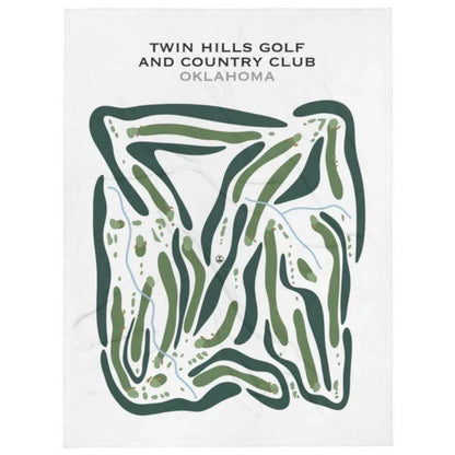 Twin Hills Golf & County Club, Oklahoma - Printed Golf Courses