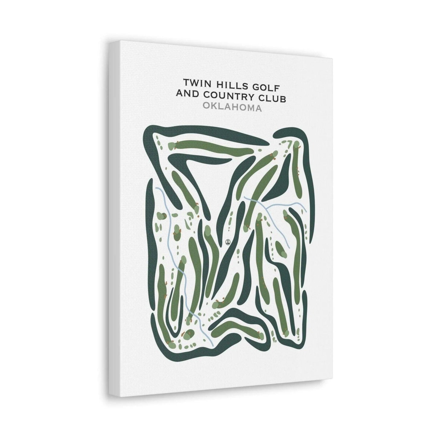 Twin Hills Golf & County Club, Oklahoma - Printed Golf Courses