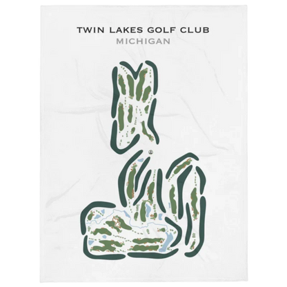 Twin Lakes Golf Club, Michigan - Printed Golf Courses