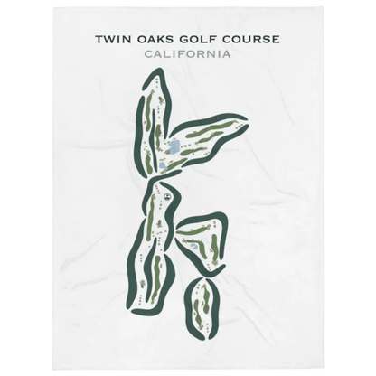Twin Oaks Golf Course, California - Printed Golf Courses