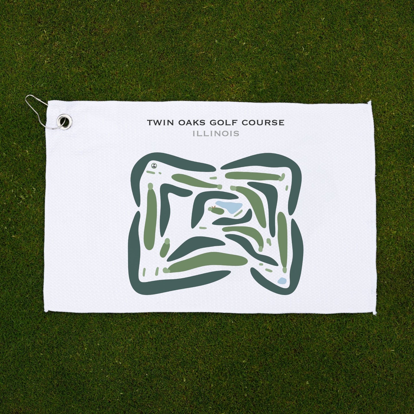 Twin Oaks Golf Course, Illinois - Printed Golf Courses