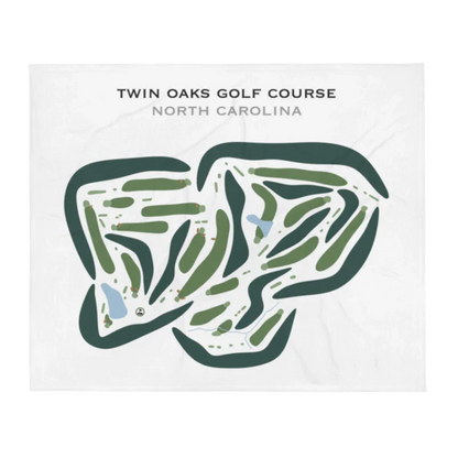Twin Oaks Golf Course, North Carolina - Printed Golf Courses