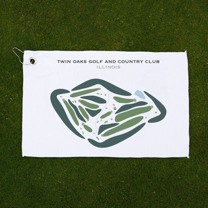 Twin Oaks Golf and Country Club, Illinois - Printed Golf Courses