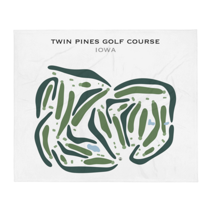 Twin Pines Golf Course, Iowa - Printed Golf Courses
