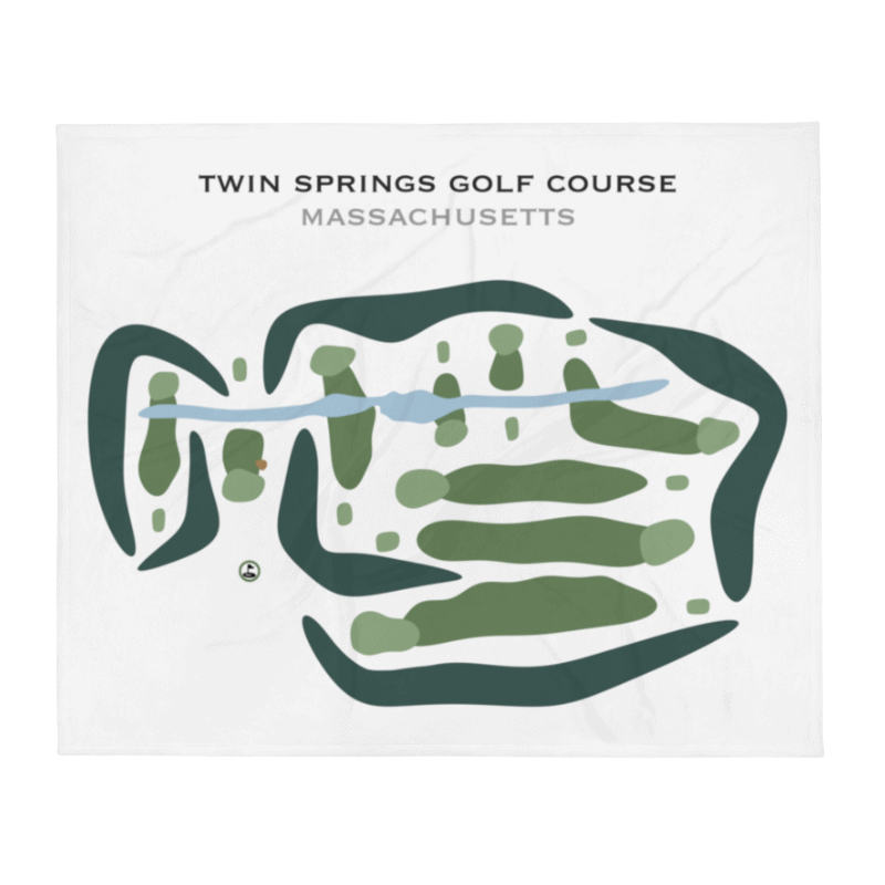 Twin Spring Golf Course, Massachusetts - Printed Golf Courses