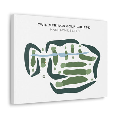 Twin Spring Golf Course, Massachusetts - Printed Golf Courses