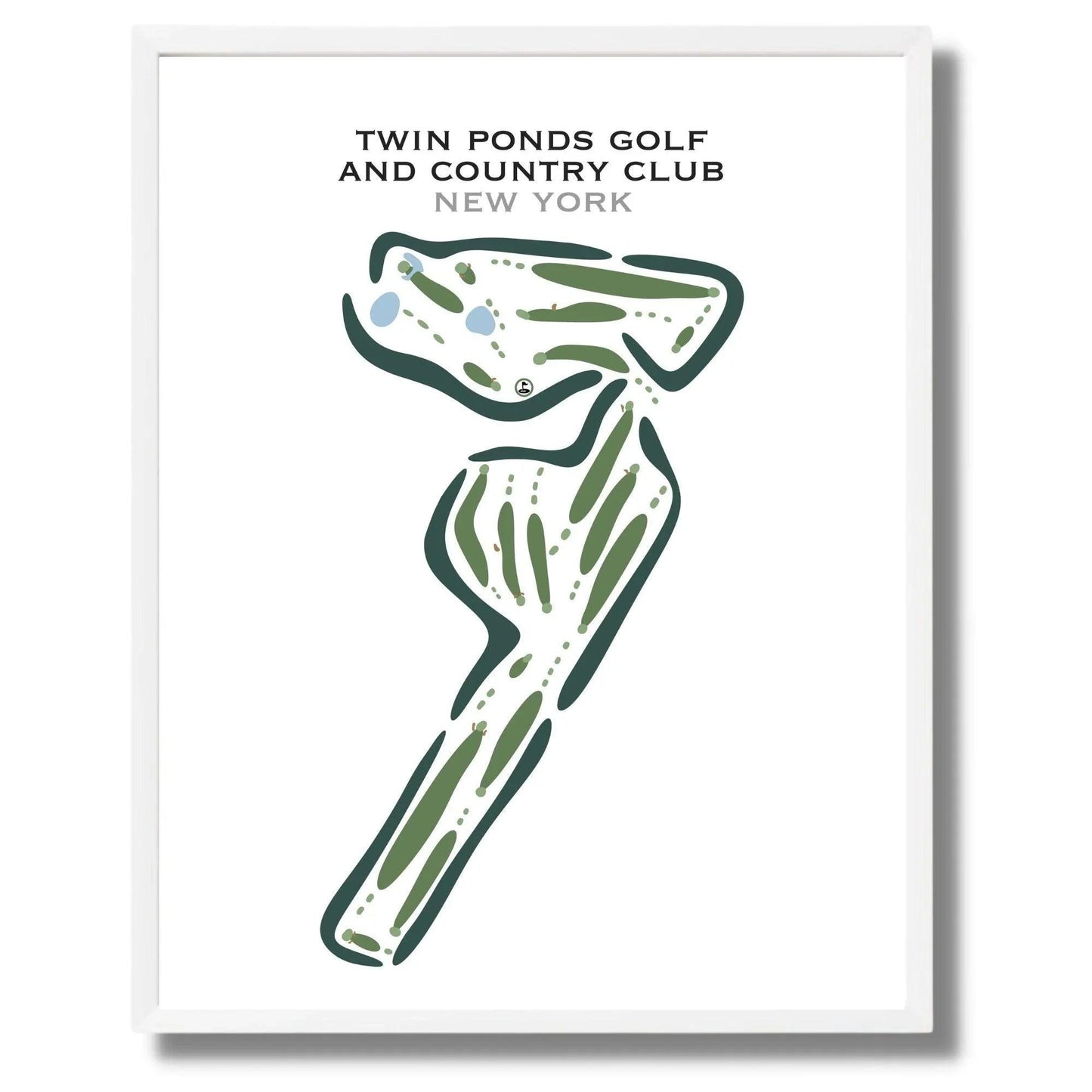 Twin Ponds Golf & Country Club, New York - Printed Golf Courses