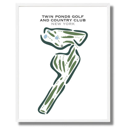 Twin Ponds Golf & Country Club, New York - Printed Golf Courses