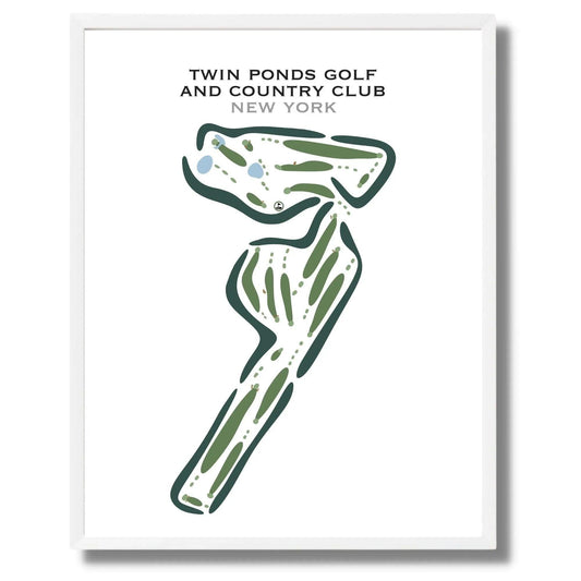 Twin Ponds Golf & Country Club, New York - Printed Golf Courses