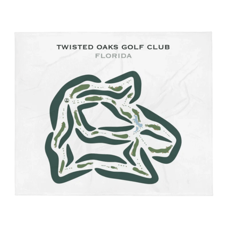 Twisted Oaks Golf Club, Florida - Printed Golf Courses