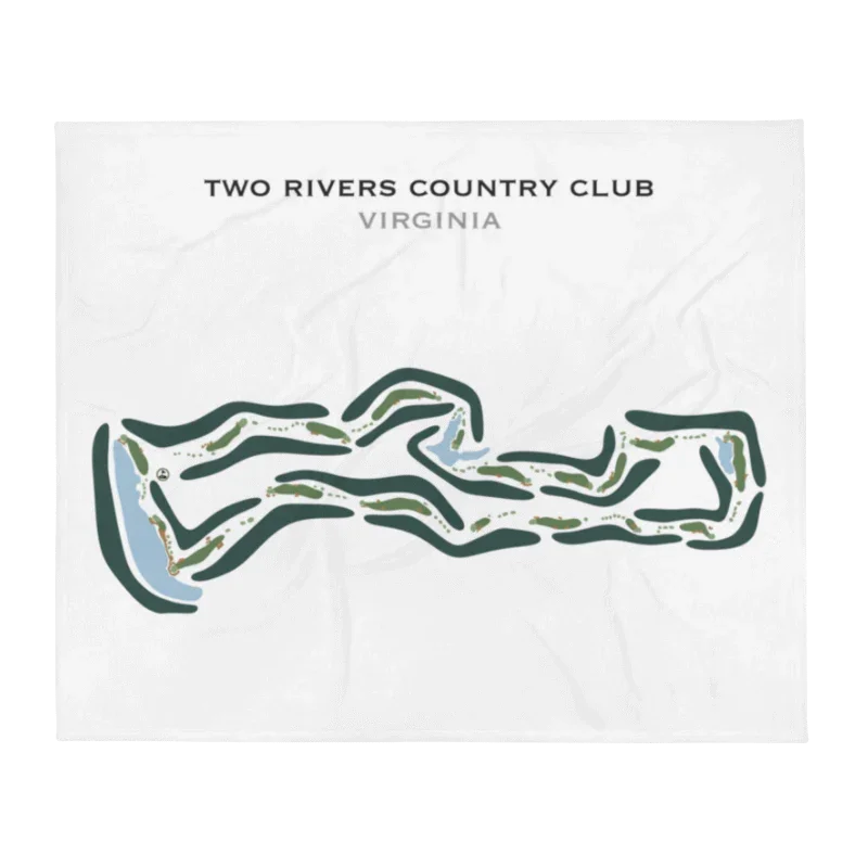 Two Rivers Country Club, Virginia - Printed Golf Courses