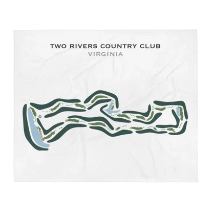 Two Rivers Country Club, Virginia - Printed Golf Courses