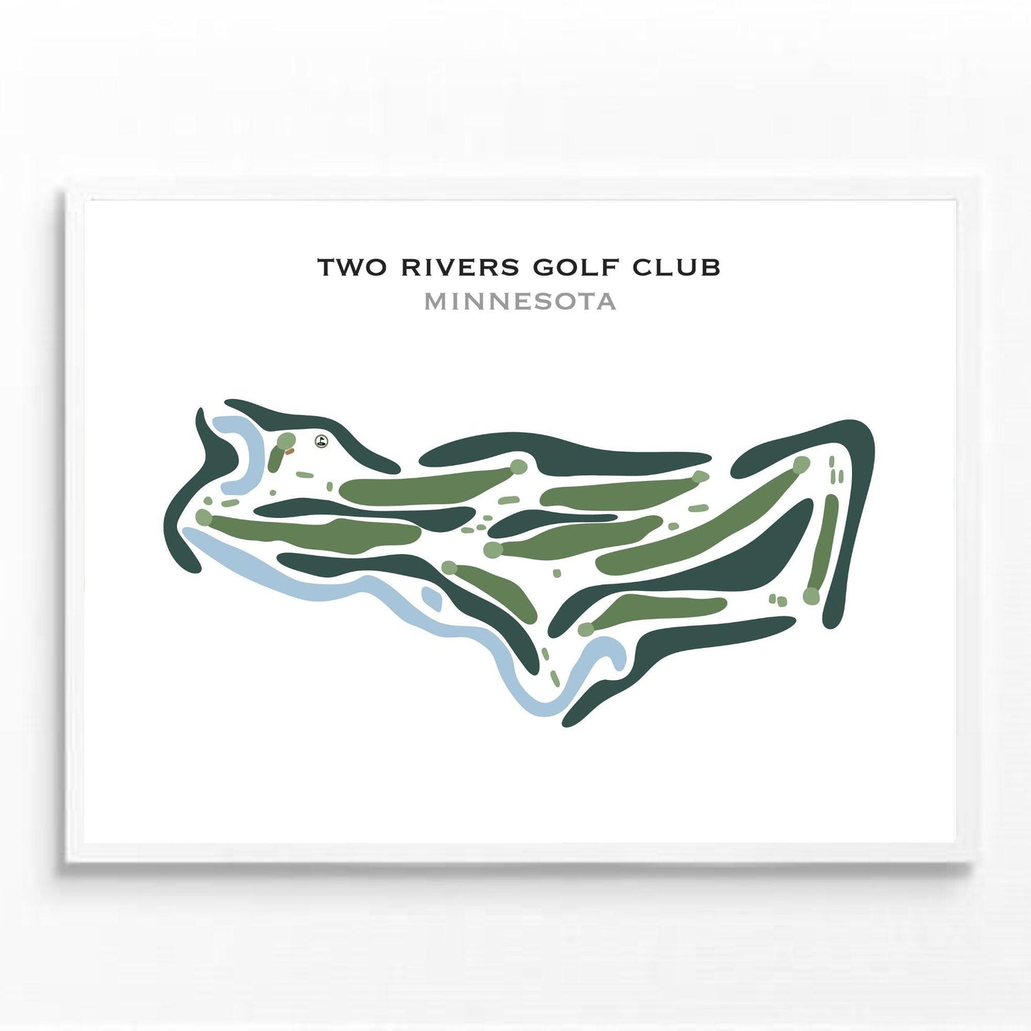 Two Rivers Golf Club, Minnesota - Printed Golf Course