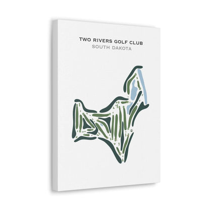 Two Rivers Golf Club, South Dakota - Printed Golf Course