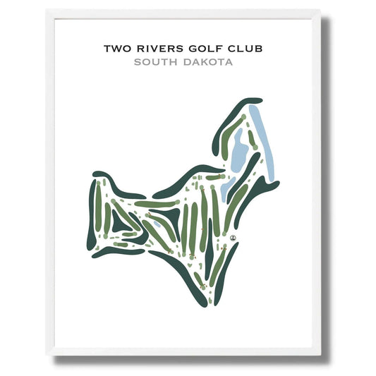 Two Rivers Golf Club, South Dakota - Printed Golf Course