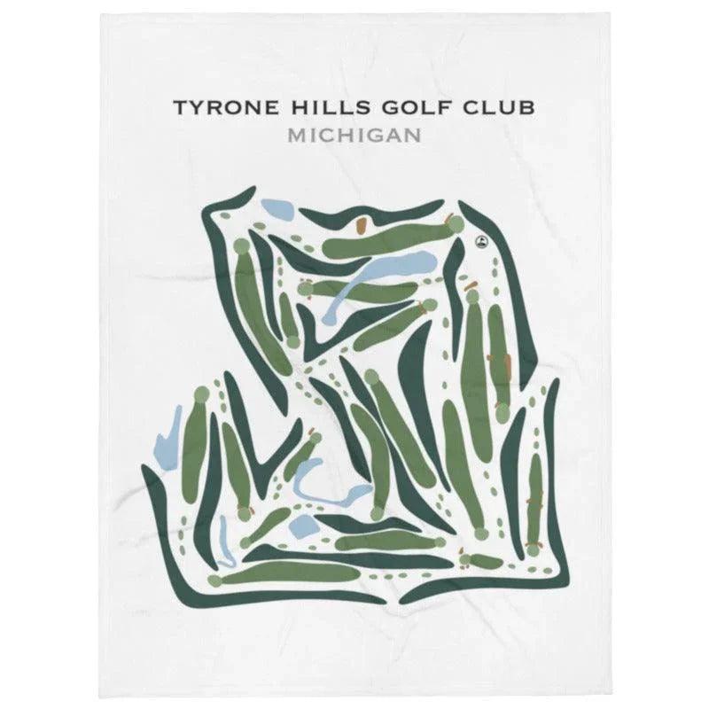 Tyrone Hills Golf Club, Michigan - Printed Golf Courses