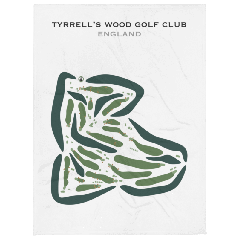 Tyrrell's Wood Golf Club, England - Printed Golf Courses