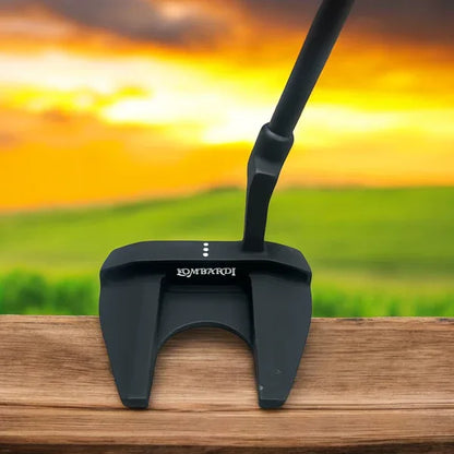 Lombardi Golf Custom Black Matte Left Hand Mallet Golf Putter - GOLF LEAGUE