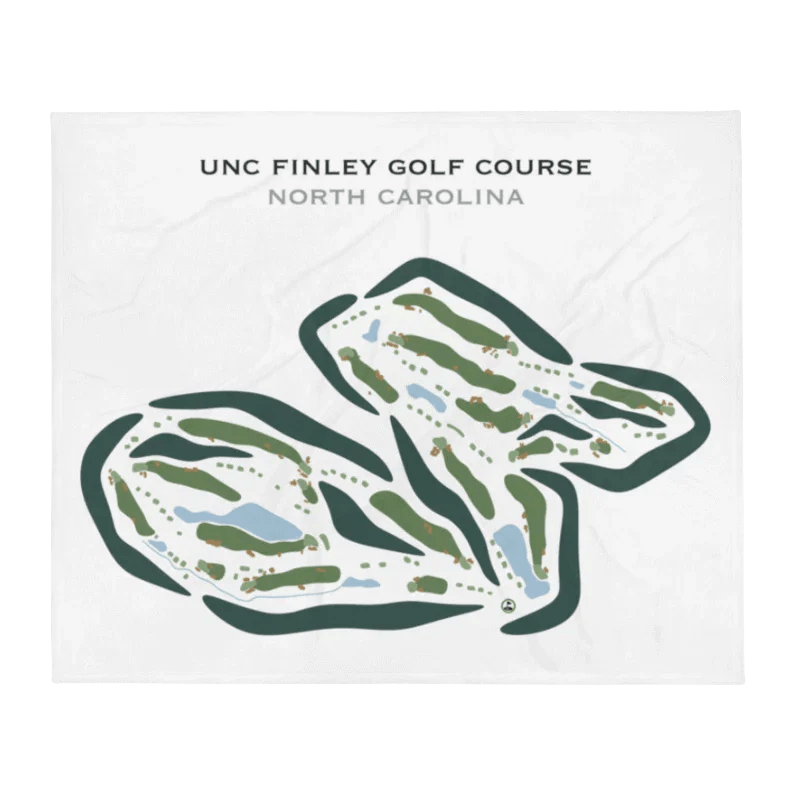 UNC Finley Golf Course, North Carolina - Printed Golf Course