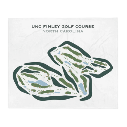 UNC Finley Golf Course, North Carolina - Printed Golf Course