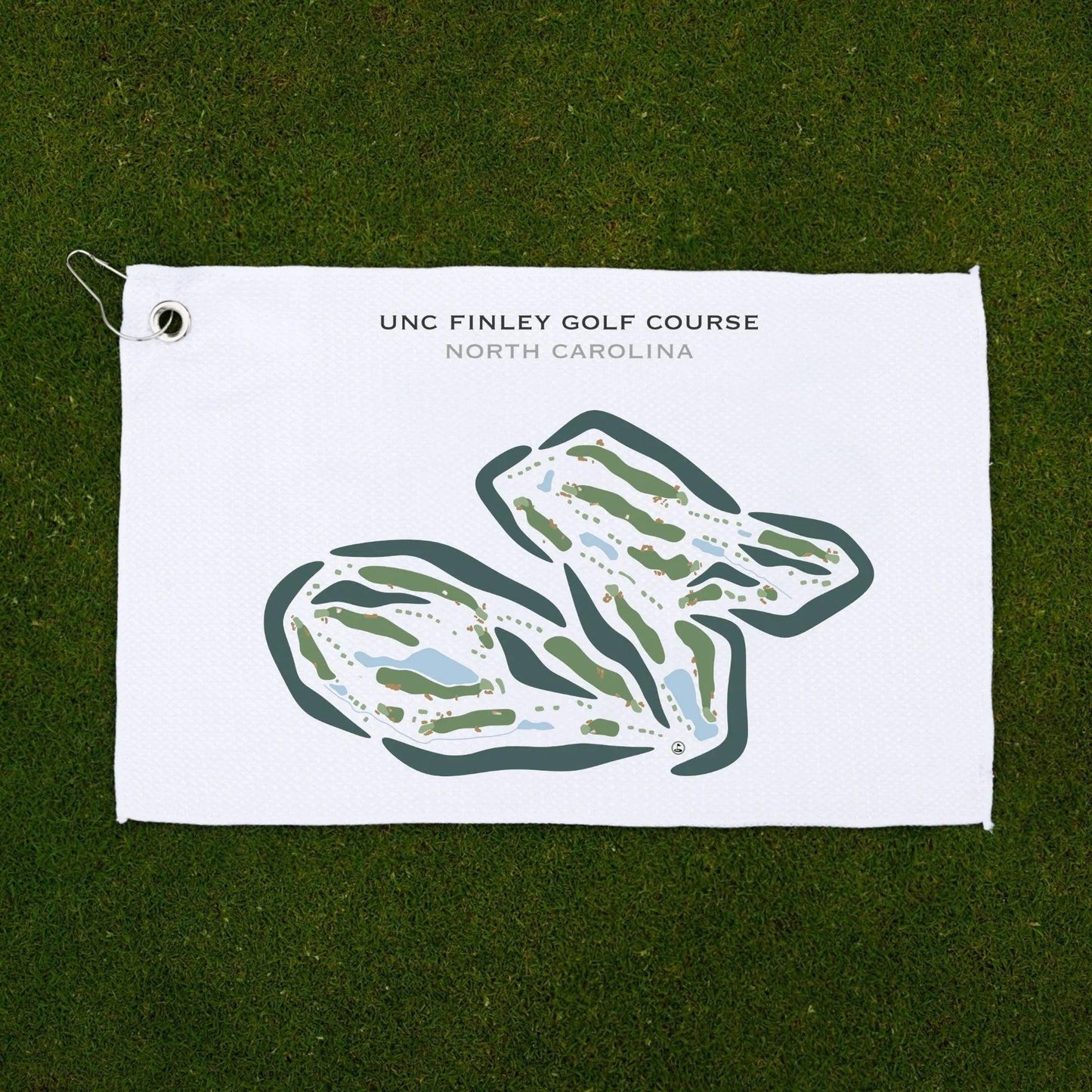 UNC Finley Golf Course, North Carolina - Printed Golf Course