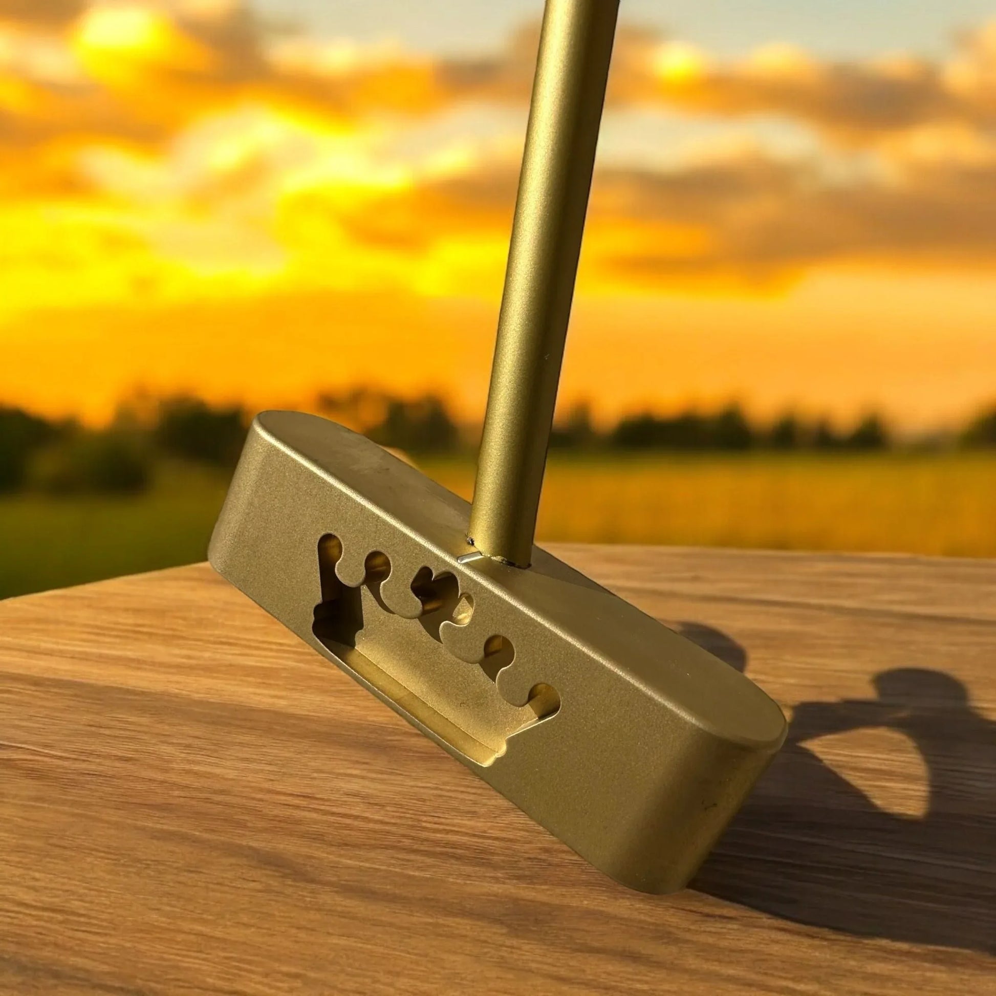 Lombardi Golf Custom Gold Blocstar Blade Golf Putter - GOLF LEAGUE