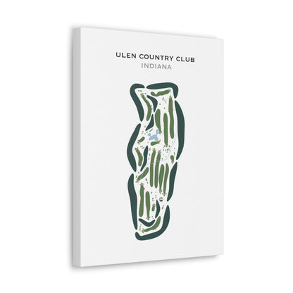 Ulen Country Club, Indiana - Printed Golf Courses
