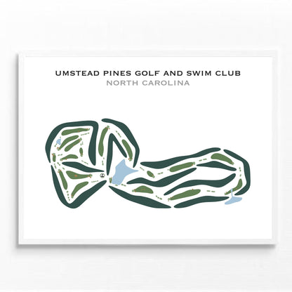 Umstead Pines Golf and Swim Club, North Carolina - Printed Golf Courses