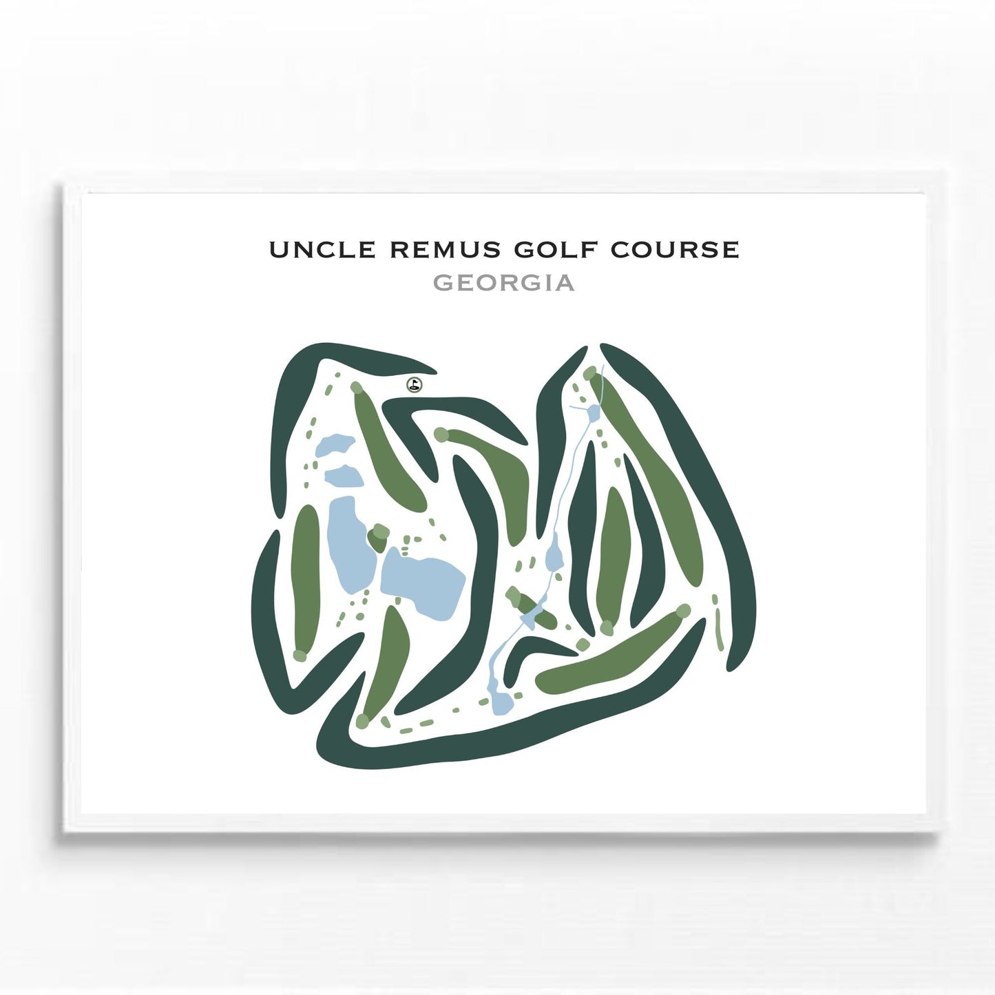 Uncle Remus Golf Course, Georgia - Printed Golf Courses
