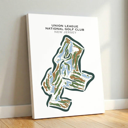 Union League National Golf Club, New Jersey - Printed Golf Courses