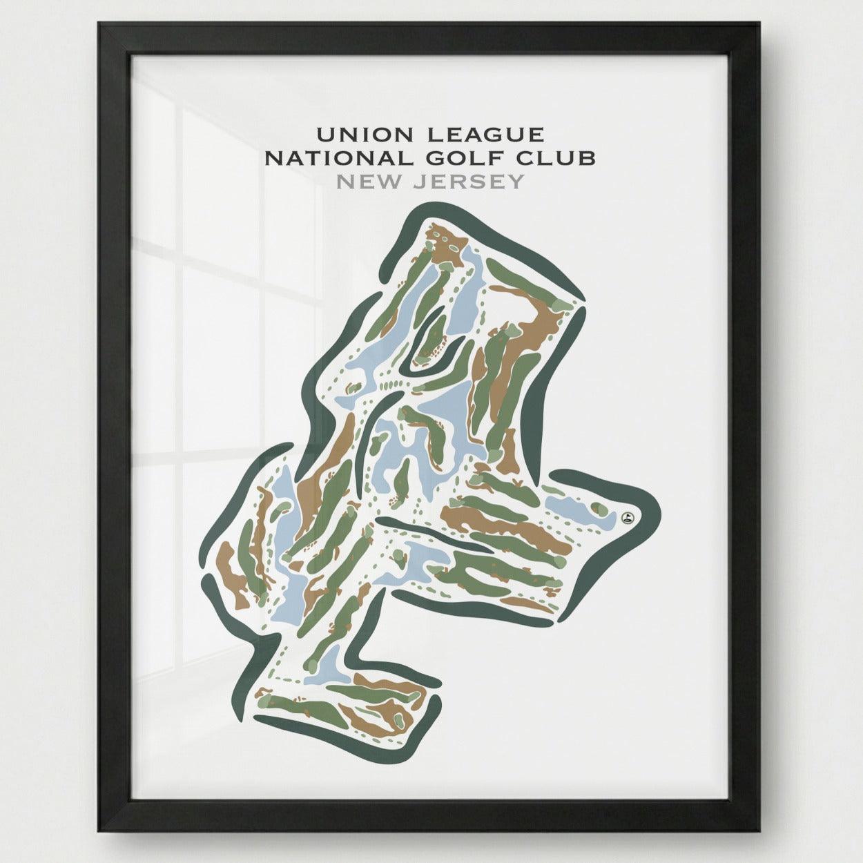 Union League National Golf Club, New Jersey - Printed Golf Courses