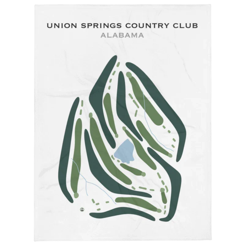 Union Springs Country Club, Alabama - Printed Golf Courses