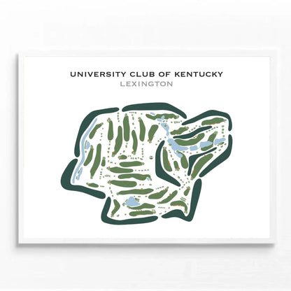 University Club of Kentucky, Lexington, Kentucky - Printed Golf Courses