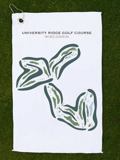 University Ridge Golf Course, Wisconsin - Printed Golf Courses