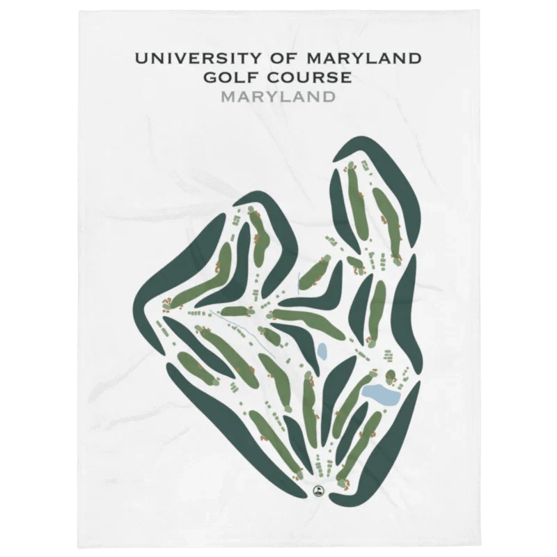 University of Maryland Golf Course, Maryland - Printed Golf Courses
