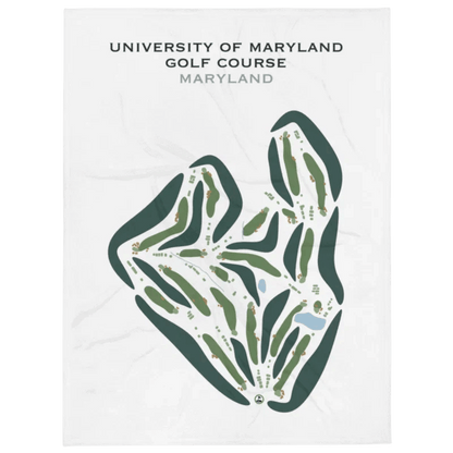 University of Maryland Golf Course, Maryland - Printed Golf Courses