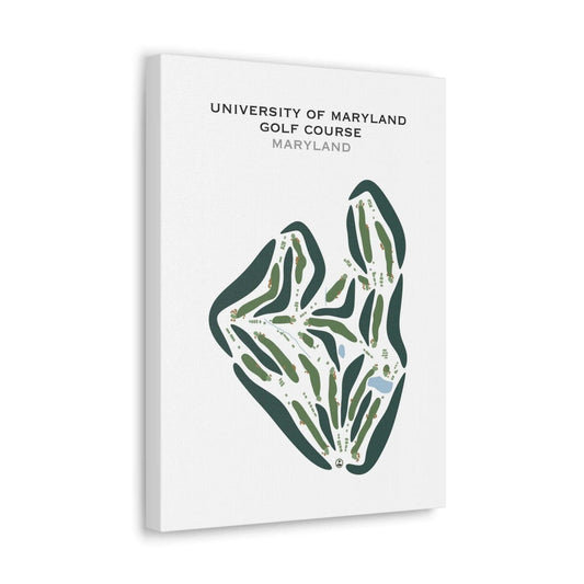 University of Maryland Golf Course, Maryland - Printed Golf Courses